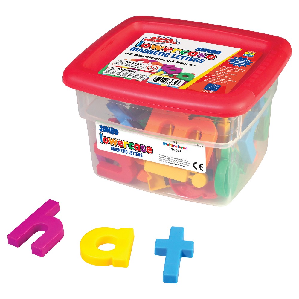 UPC 086002016843 product image for Educational Insights Alpha Magnets - Jumbo Multicolored Lowercase (42pc) | upcitemdb.com
