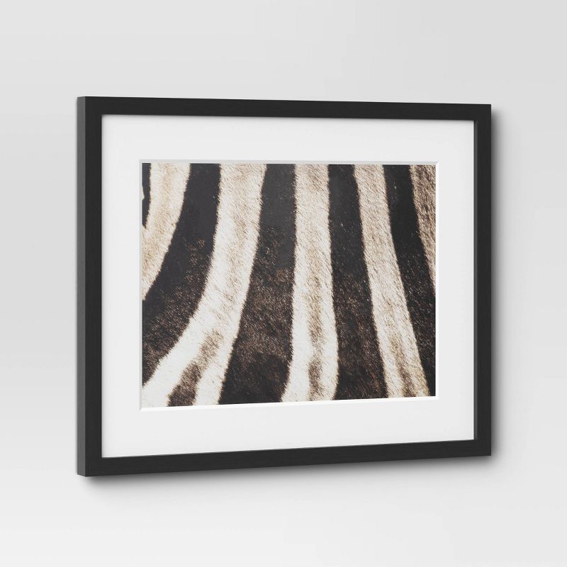 20&#34; x 16&#34; 2pc Zebra Close up Glass Framed Wall Posters - Threshold&#8482;, 5 of 7