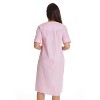 Dreamcrest Women's Seersucker Housecoat Duster - Short Sleeve Snap-Front with Pockets - 3 of 3