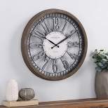 Whitmore Wall Clock Brown - FirsTime