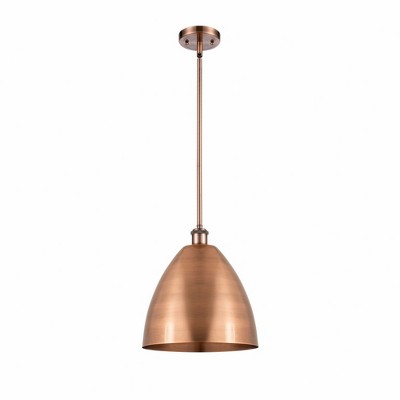 Metal Bristol - 1 Light Pendant In Industrial Style-12.75 Inches Tall and 12 Inches Wide