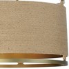 Minka Lavery Soft Brass Chandelier 26 1/2" Wide Farmhouse Natural Rope Shade 6-Light Fixture for Dining Room House Foyer Kitchen - 3 of 4