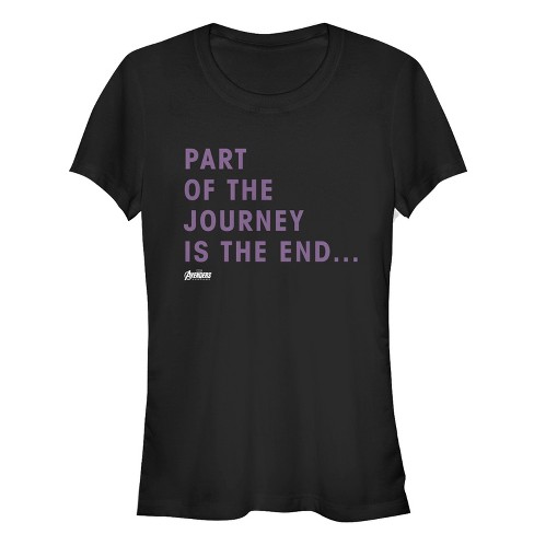 Juniors Womens Marvel Avengers: Endgame Journey's End T-Shirt - image 1 of 3