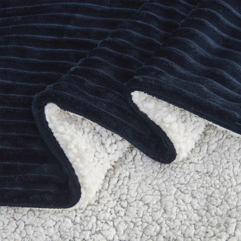 Cozy Corduroy Plush with Shearling Reverse Bed Blanket - Isla Jade, 6 of 7