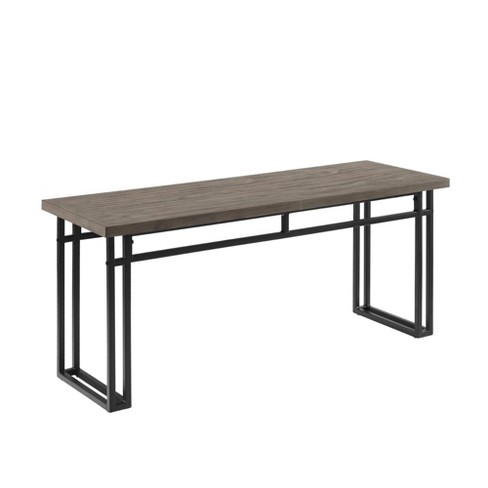 Dining bench black legs hot sale