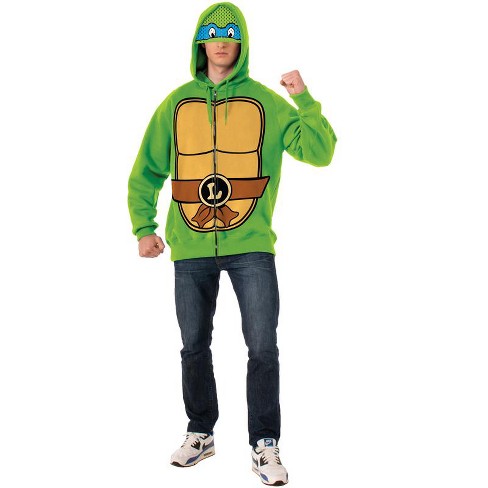 Details about   teenage mutant ninja turtles hoodie jacket leonardo new size large/XL halloween 