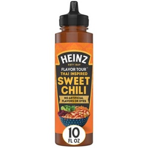 Heinz Flavor Tour Thai Inspired Sweet Chili Sauce, 10 fl oz Bottle, Pack of 2 - 1 of 1