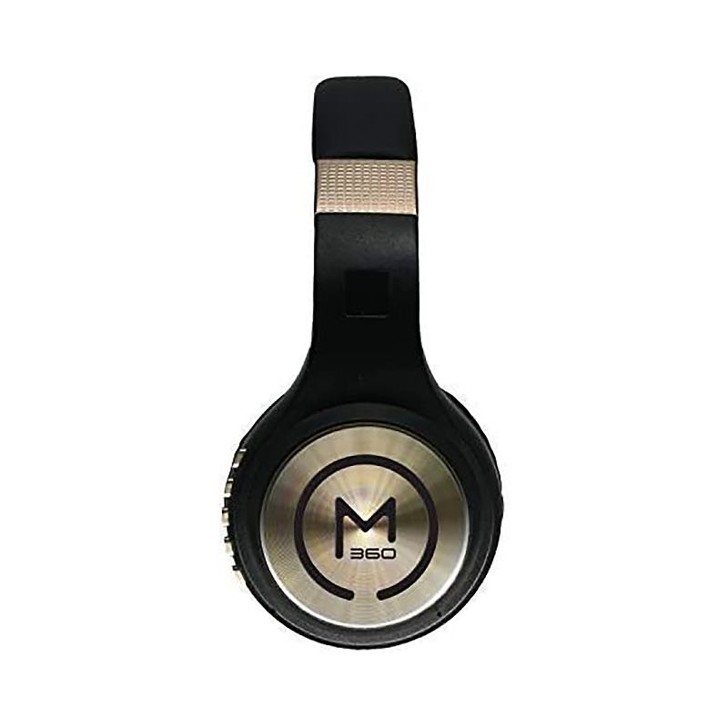 Morpheus 360 Serenity HP5500G Wireless Over-the-Ear Headphones Bluetooth 5.0 Headset with Microphone, Black with Gold Accents, 2 of 4