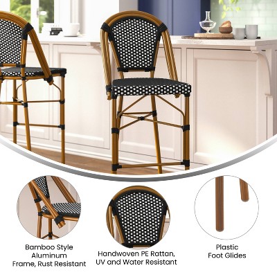 Taylor & Logan Set of 2 Nadia Stacking French Bistro Chairs