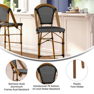 Taylor & Logan Set of 2 Nadia Stacking French Bistro Chairs - 1 of 4