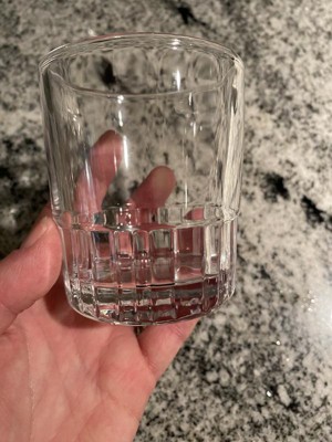 Simple Faceted Glass Tumbler - Clear - 6oz - The Foundry Home Goods