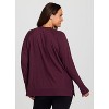 RBX Active Women's Ultra Lightweight French Terry Pullover Long Sleeve Yoga Tunic with Thumbholes - 2 of 4