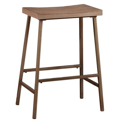 26" Kennon Backless Counter Height Barstool Brown - Hillsdale Furniture