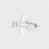 Sterling Silver Multi Shape Teardrop Cubic Zirconia Stud Earring Set 4pc - A New Day™ Silver - image 2 of 3