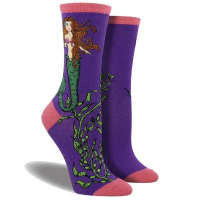 Mermaid Socks (Women's Sizes Adult Medium) from the Sock Panda