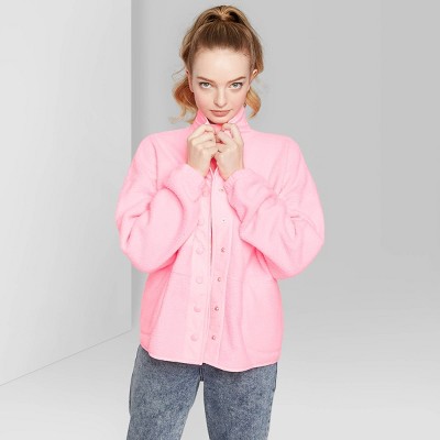 wild fable pink sherpa jacket