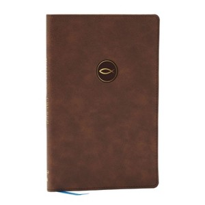 Spurgeon and the Church: Acts Through Revelation with Devotions from Charles Spurgeon (Nkjv, Brown Leathersoft, Comfort Print) - (Leather Bound) - 1 of 1