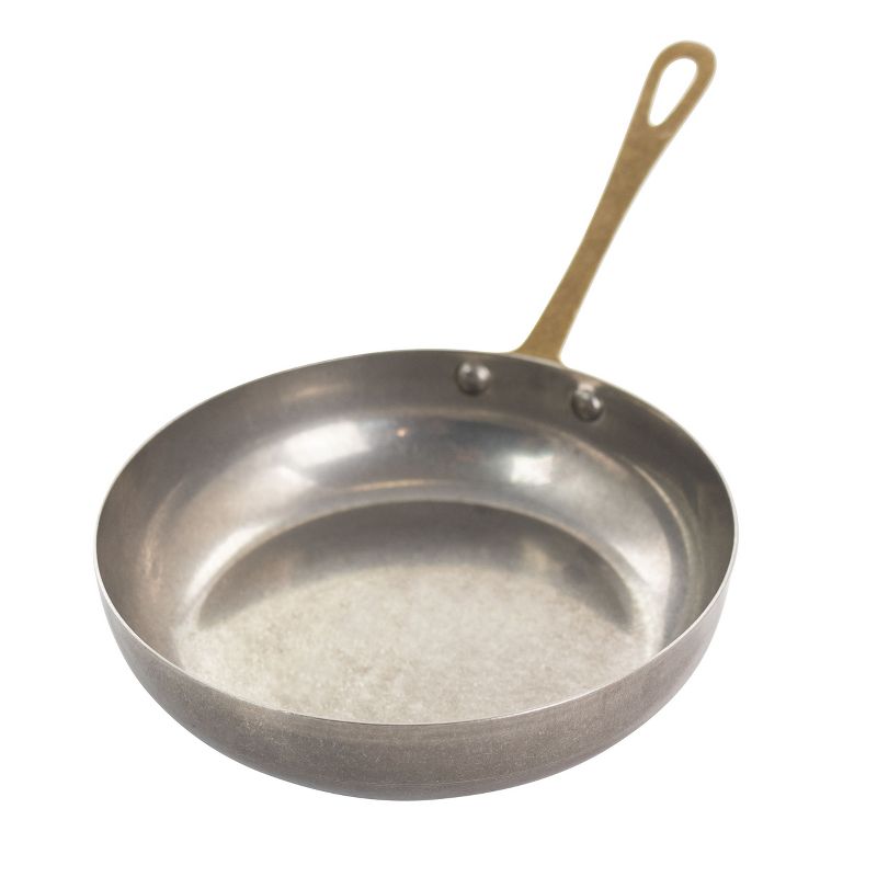 Gibson Home Normandie 5.5 Inch Stainless Steel Mini Frying Pan In Silver and Gold, 1 of 11