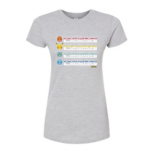 Women's - Pokémon - Retro Pokémon Fitted Graphic T-Shirt - 1 of 3