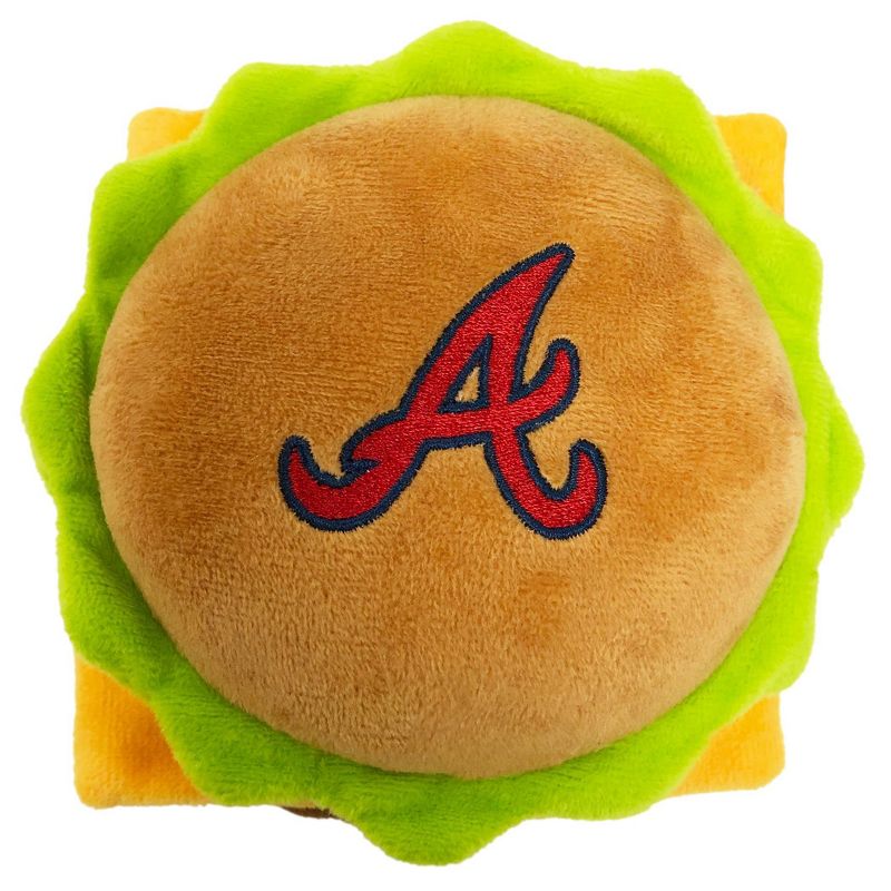 MLB Atlanta Braves Hamburger Pets Toy, 1 of 4