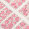 Unique Bargains Adult Realistic Lips Fake Tattoos Pink 1 Set - 3 of 4