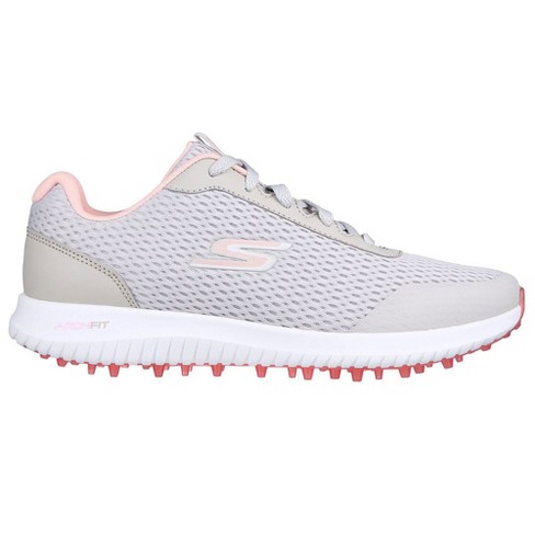 Women's Skechers Go Golf Max Fairway 3 Spikeless Golf Shoes - Gray/pink   : Target