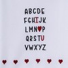 Split P I Love You Embroidered Decorative Dishtowel Set of 2 - image 3 of 4