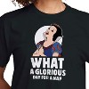 Women's - Disney Princess - Snow White Nap Cropped Graphic T-Shirt - 2 of 4
