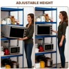 5 Tier Garage Storage Shelves, 2500LBS Capacity Metal Shelving Unit for Garage, Industrial, Warehouse, Kitchen, Closet, , Blue - 2 of 4