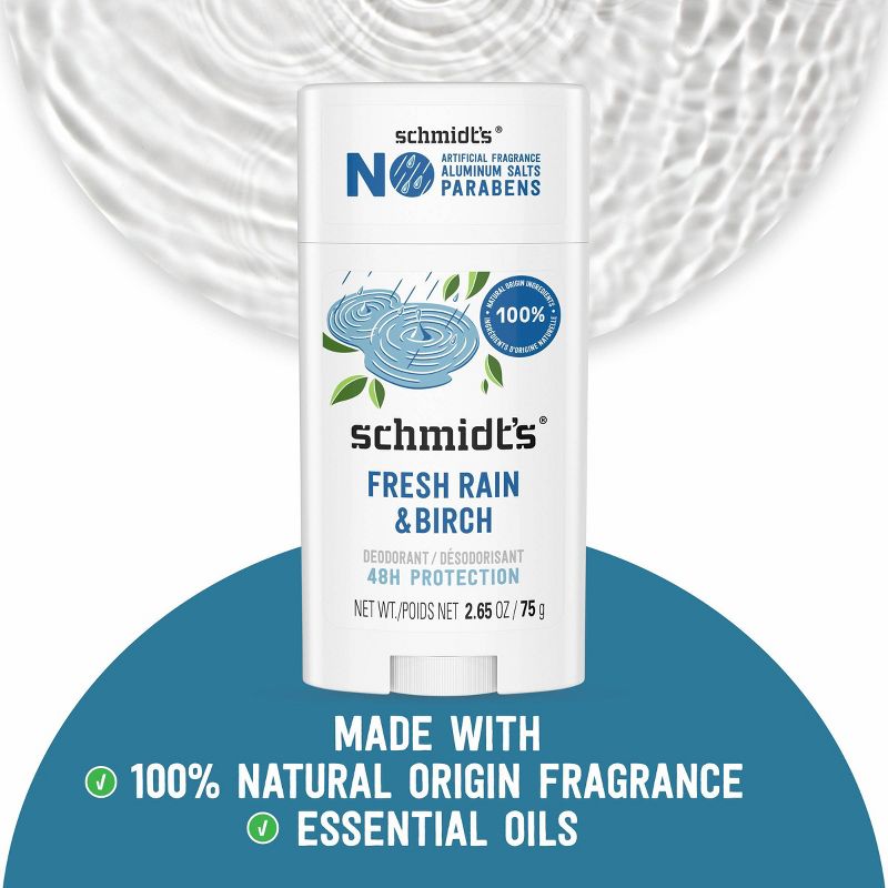 Schmidt&#39;s 24-Hour Natural Deodorant Stick - Woodsy/Earthy/Fresh Scent - 2.65oz, 5 of 8