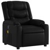 vidaXL Massage Recliner Chair Black - 3 of 4
