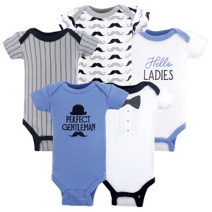 Luvable Friends Hudson Baby Preemie Bodysuit 5pk - 1 of 1