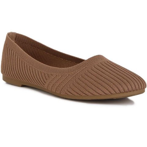 Обувь London Rag Womens Ammie Solid Casual Ballet Flats 8