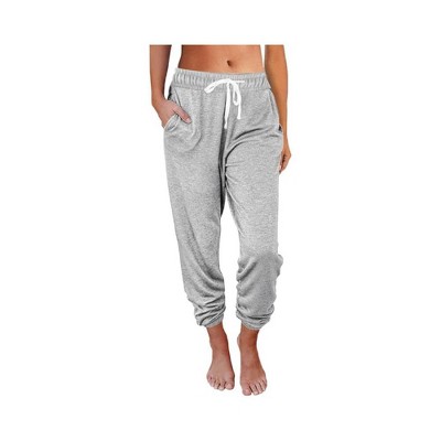 TIME HOLLOW Gray Lounge Pajama Pants With Pockets