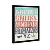 15" x 21" Nauticalphabet Typography and Quotes Framed Art Print - Wynwood Studio: Modern Decor, Black Frame, Vertical Display - 2 of 4