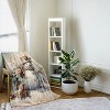 Lomsoe Christmas Snowman Pattern Flannel Throw Blanket, Winter Holiday Decorative Blankets, Super Soft Cozy Throw Blankets for Home Sofa Couch - 3 of 4