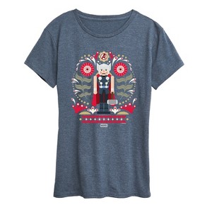 Women's - Marvel - Thor Nutcracker Short Sleeve Graphic T-Shirt - 1 of 4