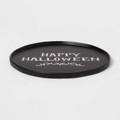 Halloween Stoneware Serving Platter 'Happy Halloween' - Threshold™