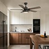 warmiplanet 52" Ceiling Fan with Lights Remote Control, Brushed Nickel ,DC Motor,5 Blades - 4 of 4