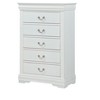 NicBex Classic 5-Drawer Dresser,Stylish Tall Dressers with Metal Handles,Chest of Drawers for Bedroom,Living Room,Hallway,Bedroom Furniture - 2 of 4