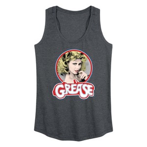 Women's - Grease - Sandy Olsson Graphic Racerback Tank - 1 of 4