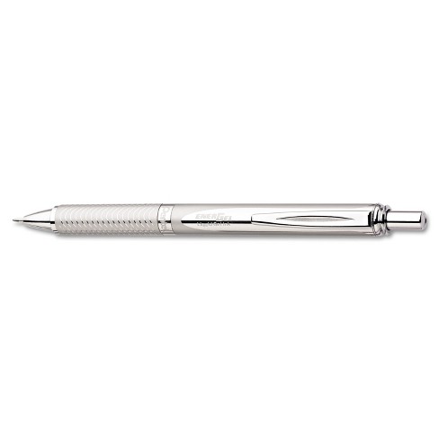 Pentel Energel Alloy Rt Retractable Liquid Gel Pen .7mm Chrome