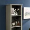 63" Tall Bathroom Storage Cabinet with Removable Laundry Basket, Adjustable Shelves Storage Unit for Home, Kitchen, Laundry Room, Bathroom Organizer - 3 of 4