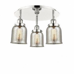 Bell - 3 Light Flush Mount In Art Deco Style-9.25 Inches Tall and 16.75 Inches Wide - 1 of 1