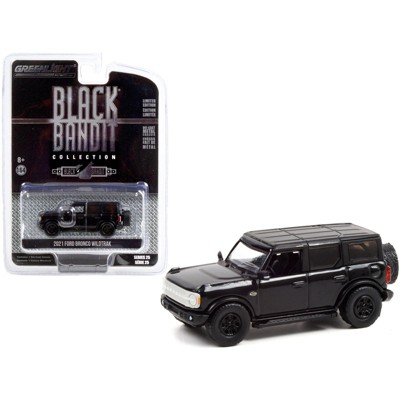 2021 Ford Bronco Wildtrak "Black Bandit" Series 25 1/64 Diecast Model Car by Greenlight