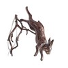 SPI Home Running Bunny Garden Sculpture – Cast Iron Outdoor Rabbit Decor, 12" H Rustic Animal Accent - 2 of 3