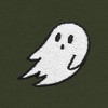 Dalix Ghost Embroidered Fleece Hoodie Cold Fall Winter Women - 2 of 4