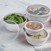 gia'sKITCHEN™ 8-Piece Set of Nesting Prep Bowls with Matching Lids in Multicolored - 4 of 4