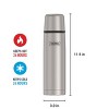 Thermos Stainless Steel Vacuum Insulated Coffee Travel Mug 25oz - Silver - 3 of 3