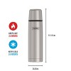 Thermos Stainless Steel Vacuum Insulated Coffee Travel Mug 25oz - Silver - image 3 of 3